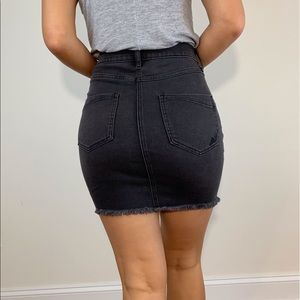 Express denim skirt